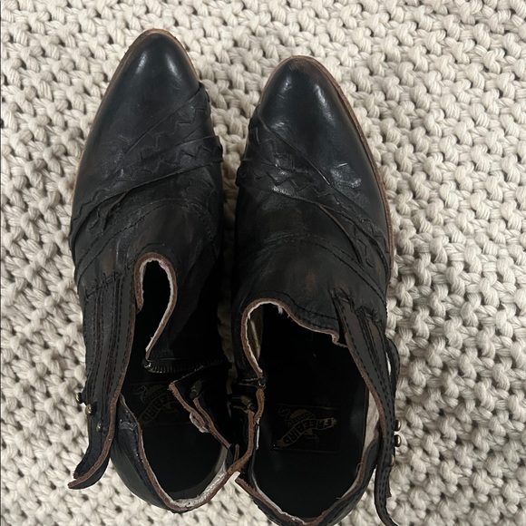 Freebird dark brown Leather Ankle Booties - Picture 2 of 6